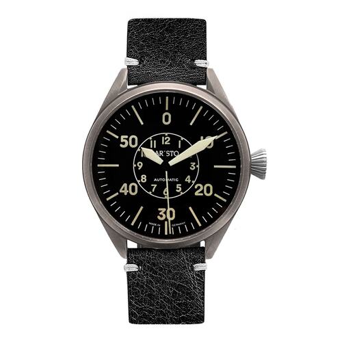 Aristo Herren Uhr Armbanduhr Vintage Fliegeruhr Cockpit 43 Automatik 7H148