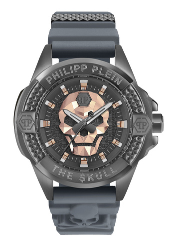 Philipp Plein Unisex Uhr Analog Quarz THE $KULL PWAAA2324 Silikon