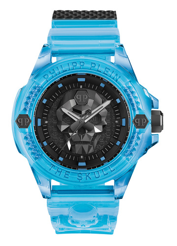 Philipp Plein Herren Uhr Analog Quarz $KULL SCUBA DUBA EDITION PWWAA0724 Silikon