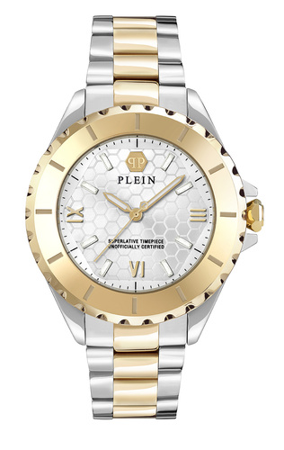 Philipp Plein Damen Uhr Analog Quarz PLEIN HEAVEN PWPOA0424 Edelstahl 