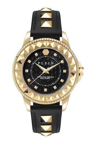 Philipp Plein Damen Uhr Analog Quarz PLEIN LADY ROCK PWPQA0224 Leder