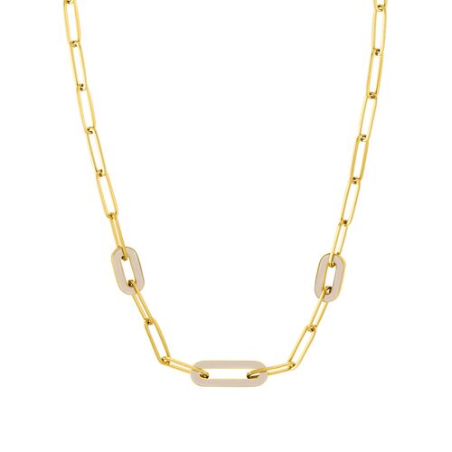s.Oliver Jewel Damen Kette Halskette Edelstahl IP Gold 2037986