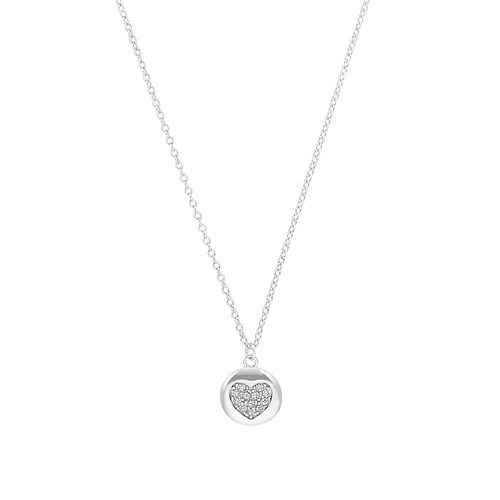 s.Oliver Jewel Damen Kette Halskette Silber Herz Zirkonia 2037812