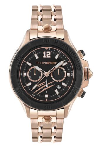 Plein Sport Herren Uhr Chronograph Analog Quarz WARRIOR TECH PS6BA0924 Edelstahl