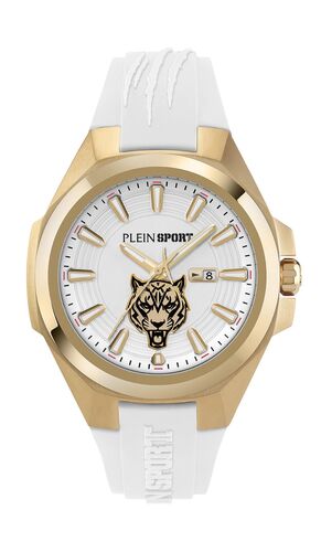 Plein Sport Herren Uhr Analog Quarz TIGERMASTER PS7BA0224 Silikon