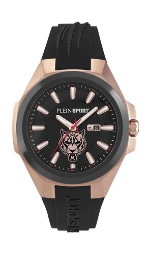 Plein Sport Herren Uhr Analog Quarz TIGERMASTER PS7BA0324 Silikon