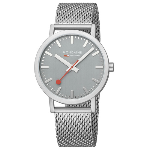 Mondaine Herren Uhr Classic Armbanduhr 40 mm A660.30360.80SBJ Edelstahl