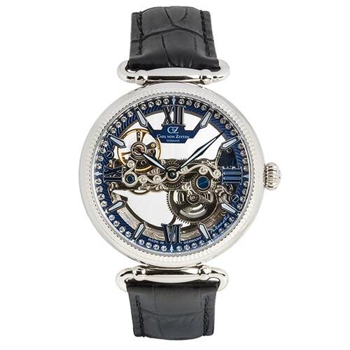 Carl von Zeyten Damen Uhr Armbanduhr Automatik H�usem CVZ0083BLS