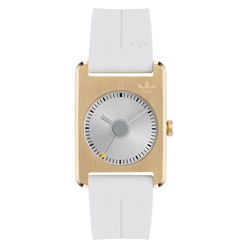 Adidas Unisex Uhr RETRO POP ONE Silikon wei AOST24081