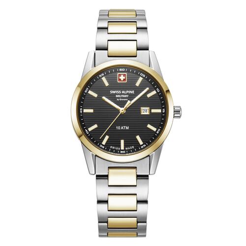 Swiss Alpine Military Damen Uhr Analog Quarz 7767.1147SAM Edelstahl