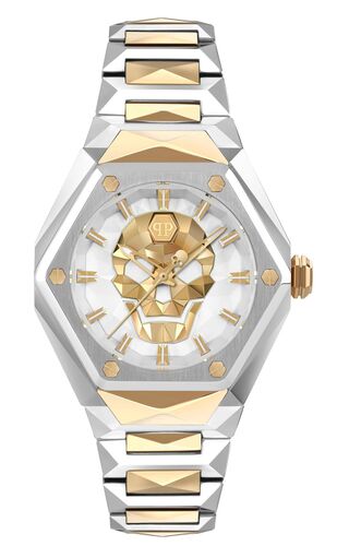 Philipp Plein Damen Uhr Analog Quarz $KULL SPIKES LADY PWADA0424 Edelstahl