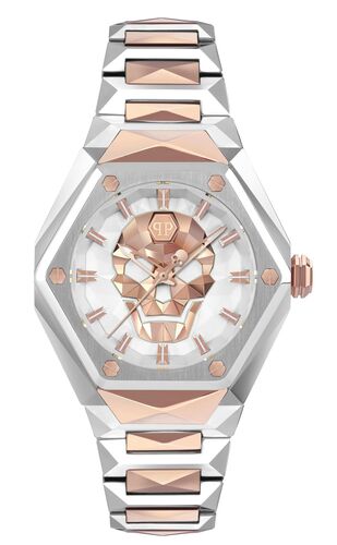 Philipp Plein Damen Uhr Analog Quarz $KULL SPIKES LADY PWADA0624 Edelstahl