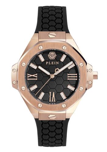 Philipp Plein Damen Uhr Analog Quarz PLEIN LADY ROYAL PWBDA0324 Silikon