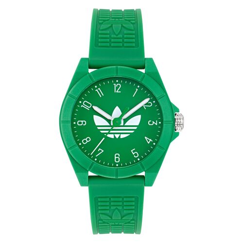 Adidas Unisex Uhr PROJECT FOUR Kunststoff gr�n AOST24572