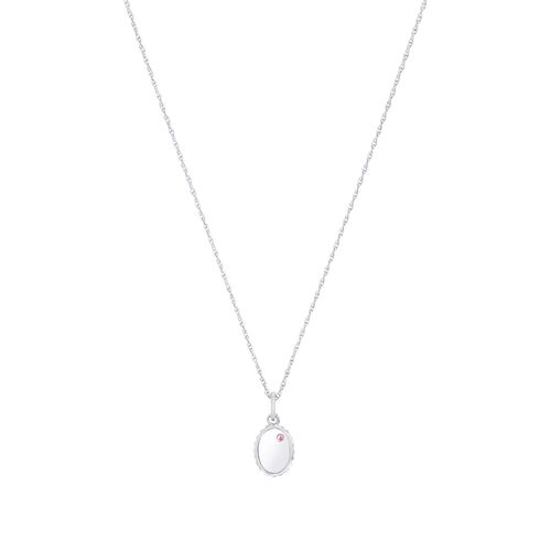 Prinzessin Lillifee Kinder Halskette Silber Zirkonia rosa M�dchen 2038746