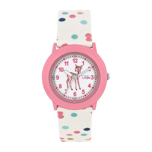 Prinzessin Lillifee Uhr Kinder Armbanduhr Mdchenuhr Textil Rehkitz  2038624