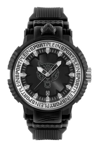 Plein Sport Unisex Uhr Analog Quarz TIGER POWER Schwarz PSEDA0124 PU