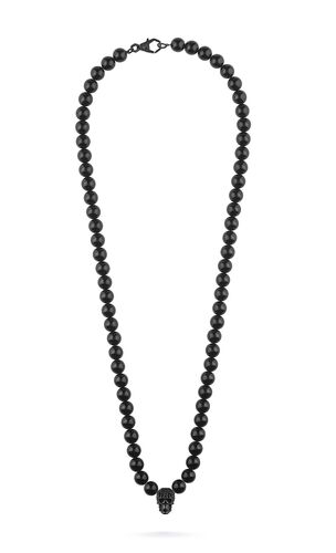 Philipp Plein Herren Kette Halskette Edelstahl IP Black PLEIN ELITE 80cm PJNEA11NU