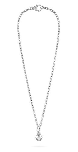 Philipp Plein Herren Kette Halskette Edelstahl silber PLEIN EDGE PJPEA04NU