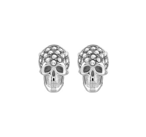 Philipp Plein Unisex Ohrringe Ohrstecker Edelstahl silber PLEIN ENIGMA PJOEA16EU