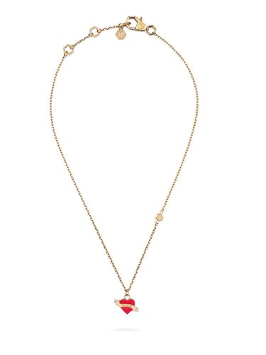 Philipp Plein Damen Kette Halskette Edelstahl IP Gold PLEIN VALENTINE PJFEA16NU