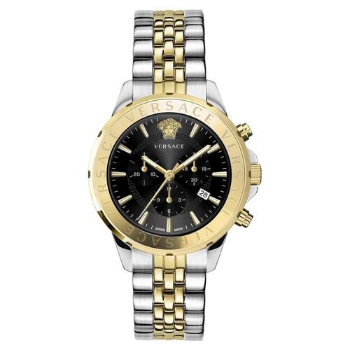 Versace Herren Uhr Armbanduhr Chronograph Signature VEV602223 Edelstahl