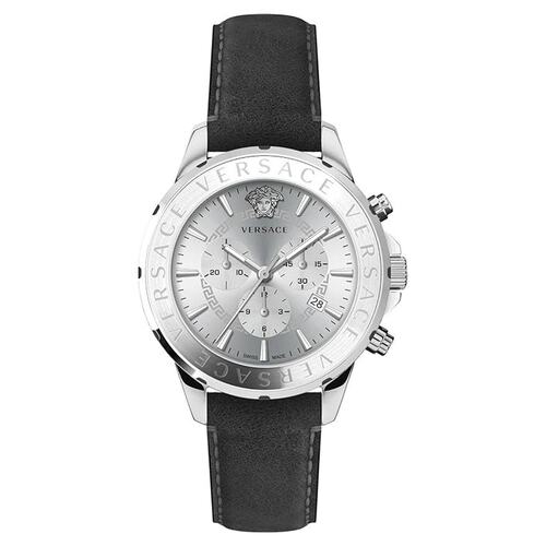 Versace Herren Uhr Armbanduhr Chronograph Signature VEV601223 Leder