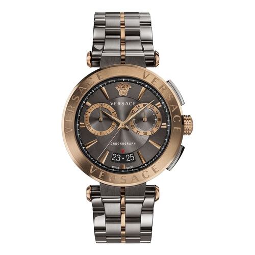 Versace Herren Uhr Armbanduhr Chronograph AION VE1D02023 Edelstahl