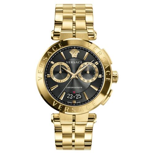 Versace Herren Uhr Armbanduhr Chronograph AION VE1D02823 Edelstahl
