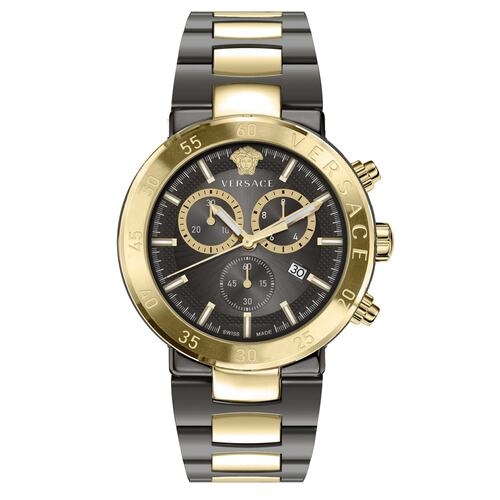 Versace Herren Uhr Armbanduhr Chronograph URBAN MYSTIQUE VEPY01121 Edelstahl
