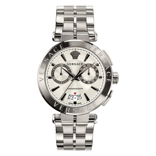 Versace Herren Uhr Armbanduhr Chronograph AION VE1D01823 Edelstahl