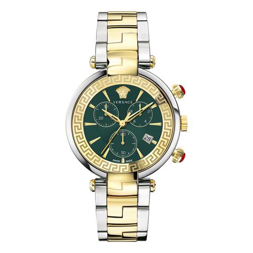 Versace Herren Uhr Armbanduhr Chronograph REVIVE VE2M00521 Edelstahl
