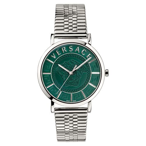 Versace Herren Uhr Armbanduhr V-ESSENTIAL VEJ400921 Edelstahl