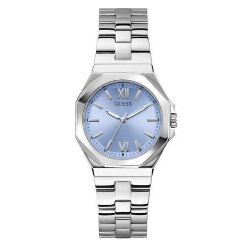 Guess Damen Uhr Armbanduhr Empress GW0873L1 Edelstahl silber