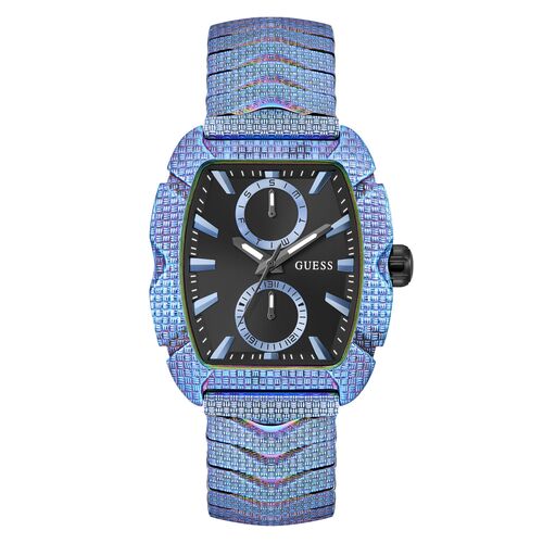 Guess Herren Uhr Armbanduhr Nile GW0885G2 Edelstahl 