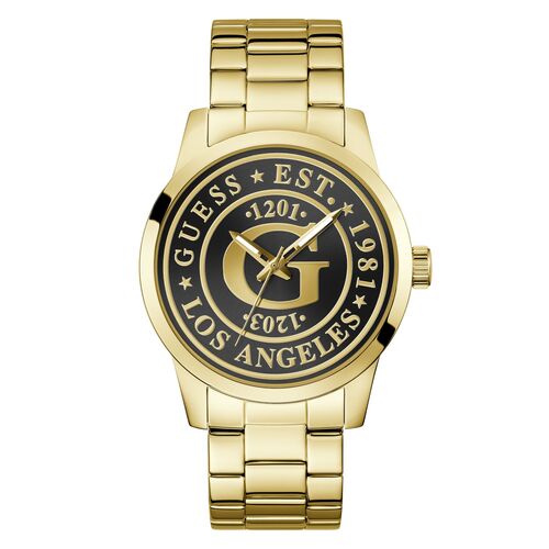 Guess Herren Uhr Armbanduhr Collegiate G GW0888G2 Edelstahl