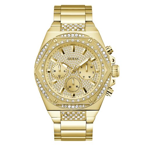 Guess Herren Uhr Armbanduhr FURY GW0899G2 Edelstahl
