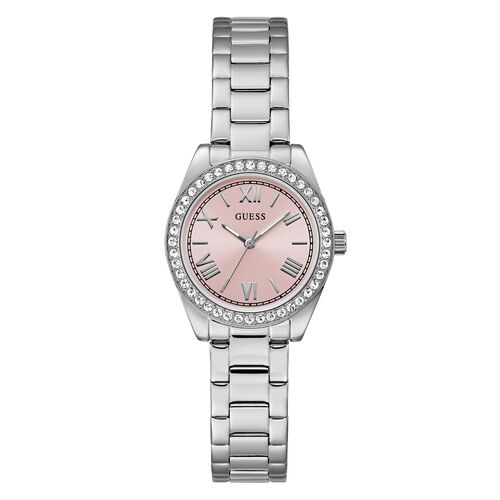 Guess Damen Uhr Armbanduhr GD MINI LUNA GW0841L4 Edelstahl silber