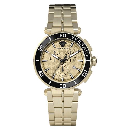 Versace Herren Uhr Armbanduhr Chronograph GRECA VE3L00622 Edelstahl