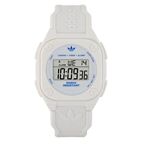 Adidas Unisex Uhr DIGITAL Silikon blau AOST25031