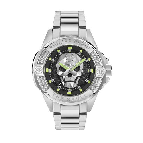 Philipp Plein Herren Uhr Analog Quarz THE $KULL PWAAA2725 Edelstahl