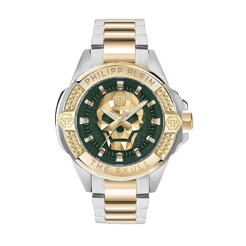 Philipp Plein Herren Uhr Analog Quarz THE $KULL PWAAA2825 Edelstahl