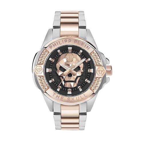 Philipp Plein Herren Uhr Analog Quarz THE $KULL PWAAA2925 Edelstahl