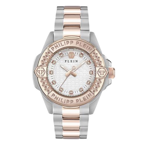 Philipp Plein Damen Uhr Analog Quarz PLEIN MAJESTY PWOFA0525 Edelstahl