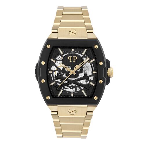 Philipp Plein Herren Uhr Automatik THE $KELETON 2.0 PWJFA0625 Edelstahl