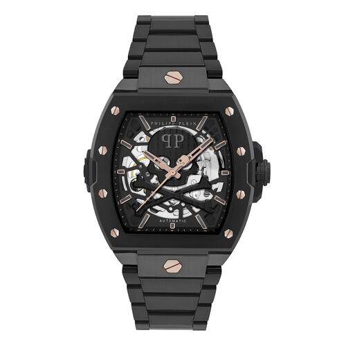 Philipp Plein Herren Uhr Automatik THE $KELETON 2.0 PWJFA0725 Edelstahl