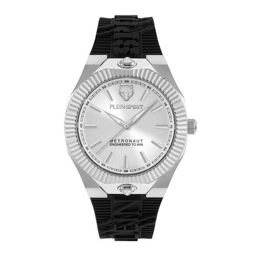 Plein Sport Herren Uhr Analog Quarz METRONAUT 42 MM PSCGA0225 Silikon