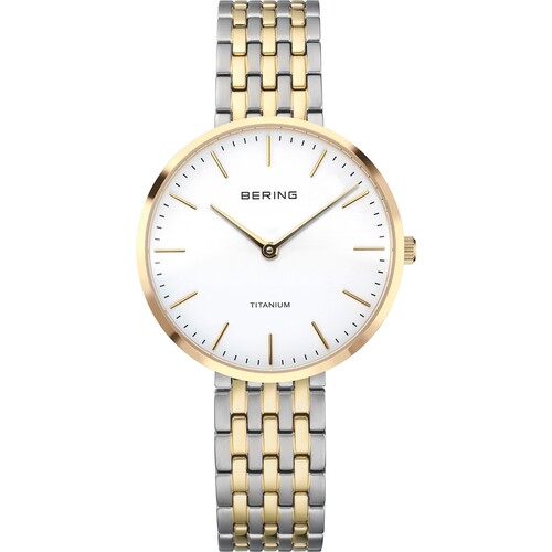 Bering Damen Uhr Armbanduhr Quarz - 19334-010 Titan
