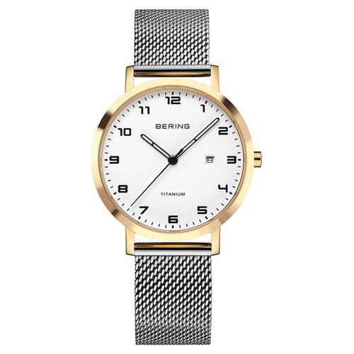 Bering Damen Uhr Armbanduhr Quarz - 18634-010 Titan