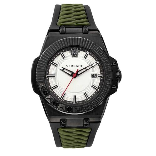 Versace Herren Uhr Armbanduhr Chain REACER VEDY00419 Silikon